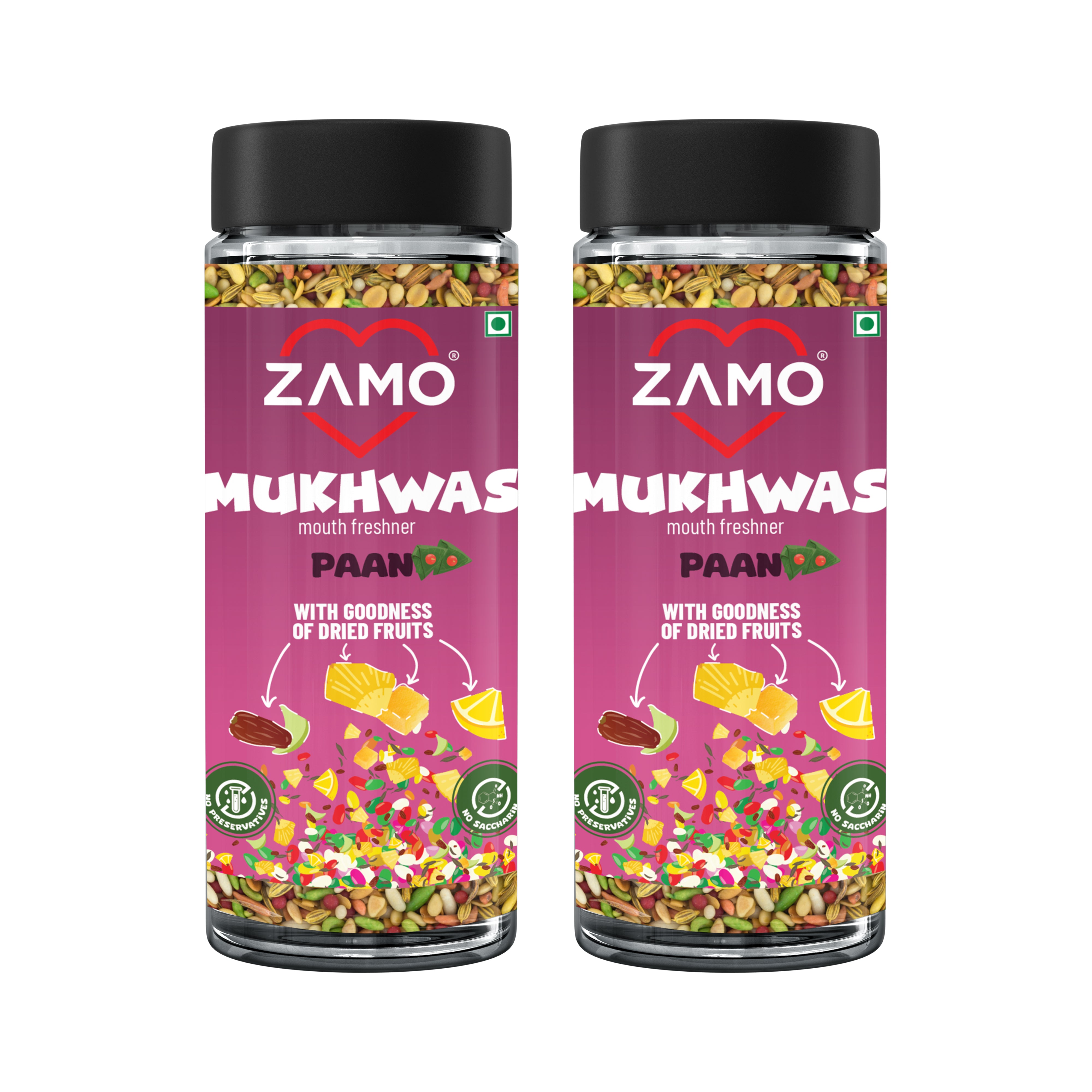 ZAMO Mukhwas Mouth Freshener - Paan Pack of 2